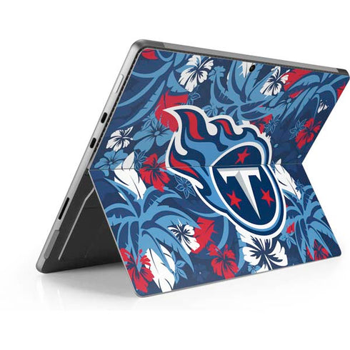 NFL Tennessee Titans Tropical Print Surface Pro 8 Skin