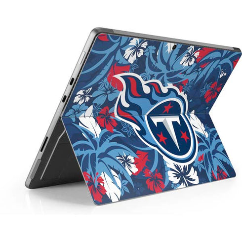 NFL Tennessee Titans Tropical Print Surface Pro 9 Skin