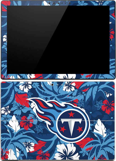 NFL Tennessee Titans Tropical Print Surface Pro (2017) Skin