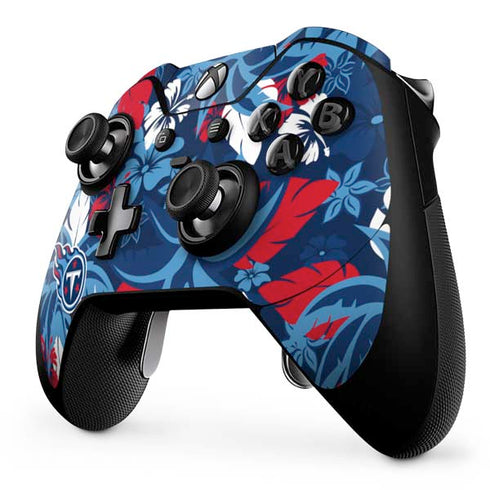 NFL Tennessee Titans Tropical Print Xbox One Elite Controller Skin