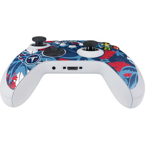 NFL Tennessee Titans Tropical Print Xbox Series S Controller Skin