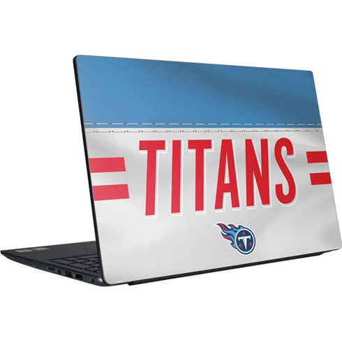 NFL Tennessee Titans White Striped Dell Vostro Skin