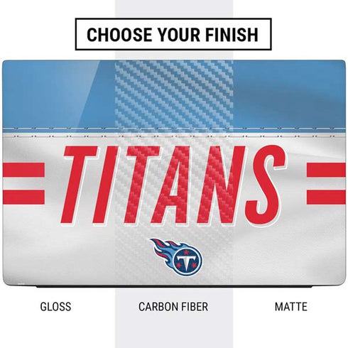 NFL Tennessee Titans White Striped Dell Vostro Skin