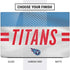 NFL Tennessee Titans White Striped Dell Vostro Skin