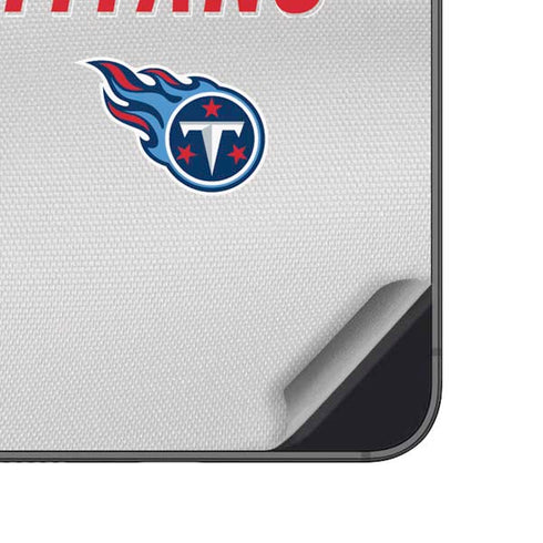NFL Tennessee Titans White Striped Galaxy A14 5G Skin