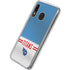 NFL Tennessee Titans White Striped Galaxy A20 Clear Case