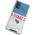 NFL Tennessee Titans White Striped Galaxy A32 5G Clear Case
