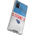 NFL Tennessee Titans White Striped Galaxy A51 5G Clear Case