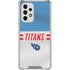 NFL Tennessee Titans White Striped Galaxy A53 5G Clear Case