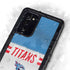 NFL Tennessee Titans White Striped Galaxy Note20 5G Waterproof Case