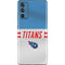 NFL Tennessee Titans White Striped Galaxy S20 Fan Edition Skin