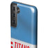 NFL Tennessee Titans White Striped Galaxy S21 FE Pro Case