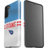 NFL Tennessee Titans White Striped Galaxy S21 FE Pro Case