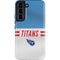 NFL Tennessee Titans White Striped Galaxy S22 Pro Case