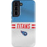 NFL Tennessee Titans White Striped Galaxy S22 Pro Case