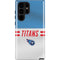 NFL Tennessee Titans White Striped Galaxy S22 Ultra Pro Case