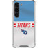 NFL Tennessee Titans White Striped Galaxy S23 Clear Case