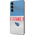 NFL Tennessee Titans White Striped Galaxy S23 FE Skin