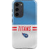 NFL Tennessee Titans White Striped Galaxy S23 Plus Pro Case