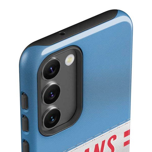 NFL Tennessee Titans White Striped Galaxy S23 Plus Pro Case