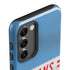 NFL Tennessee Titans White Striped Galaxy S23 Plus Pro Case
