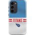 NFL Tennessee Titans White Striped Galaxy S23 Pro Case