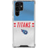 NFL Tennessee Titans White Striped Galaxy S24 Ultra Clear Case
