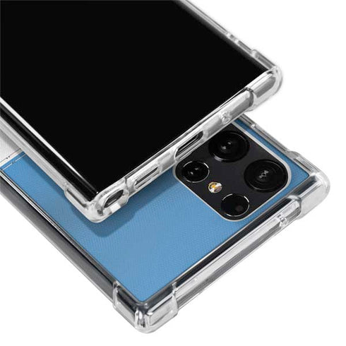 NFL Tennessee Titans White Striped Galaxy S24 Ultra Clear Case