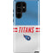 NFL Tennessee Titans White Striped Galaxy S24 Ultra Impact Case