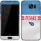 NFL Tennessee Titans White Striped Galaxy S7 Skin