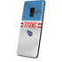 NFL Tennessee Titans White Striped Galaxy S9 Skin