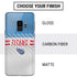 NFL Tennessee Titans White Striped Galaxy S9 Skin