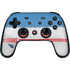 NFL Tennessee Titans White Striped Google Stadia Controller Skin