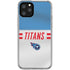 NFL Tennessee Titans White Striped iPhone 11 Pro Clear Case
