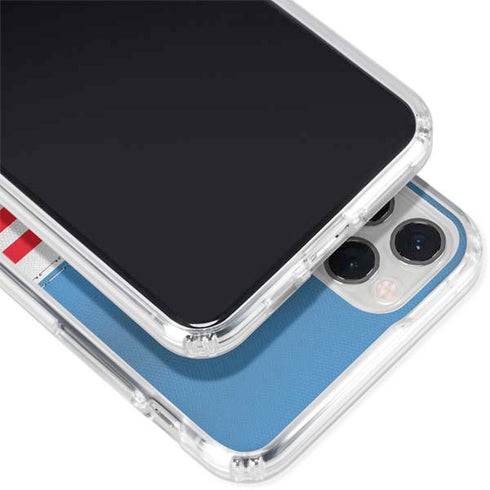 NFL Tennessee Titans White Striped iPhone 11 Pro Clear Case