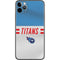 NFL Tennessee Titans White Striped iPhone 11 Pro Max Skin