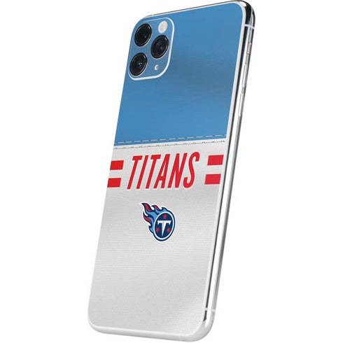 NFL Tennessee Titans White Striped iPhone 11 Pro Max Skin