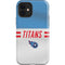NFL Tennessee Titans White Striped iPhone 12 Impact Case