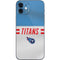 NFL Tennessee Titans White Striped iPhone 12 Mini Skin