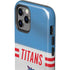 NFL Tennessee Titans White Striped iPhone 12 Pro Impact Case