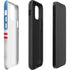 NFL Tennessee Titans White Striped iPhone 12 Pro Impact Case