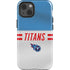 NFL Tennessee Titans White Striped iPhone 13 Impact Case