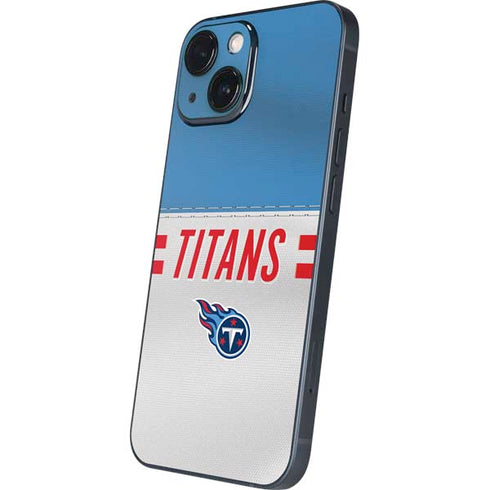 NFL Tennessee Titans White Striped iPhone 13 Mini Skin