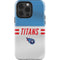 NFL Tennessee Titans White Striped iPhone 13 Pro Impact Case