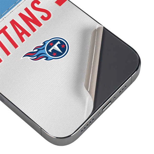 NFL Tennessee Titans White Striped iPhone 13 Pro Max Skin