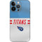 NFL Tennessee Titans White Striped iPhone 13 Pro Skin