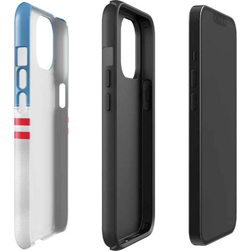 NFL Tennessee Titans White Striped iPhone 15 Plus Impact Case