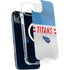 NFL Tennessee Titans White Striped iPhone 14 Plus MagSafe Case
