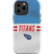 NFL Tennessee Titans White Striped iPhone 15 Pro Max Impact Case