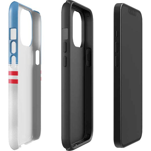 NFL Tennessee Titans White Striped iPhone 15 Pro Max Impact Case
